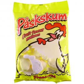 Franssons Påskskum Hedelmänmakuinen Pääsiäisvaahtokarkki