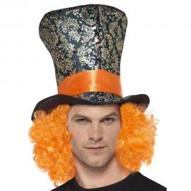 Mad Hatter Hattu Peruukilla