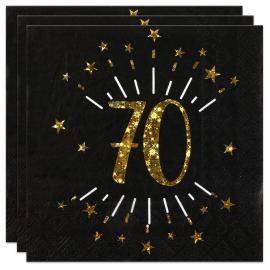 Lautasliinat 70 v Birthday Party Kulta