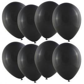 Mustat Mini-ilmapallot Metallic