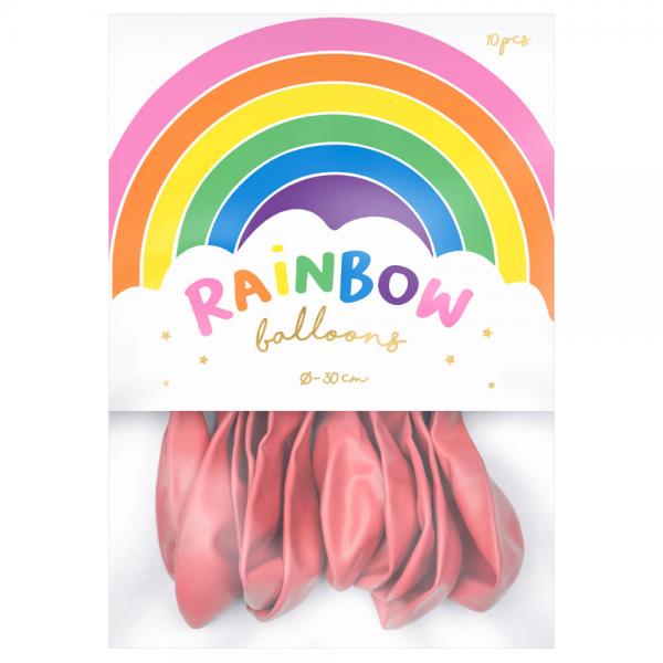 Rainbow Lateksi-ilmapallot Pastelli Vaaleanpunainen