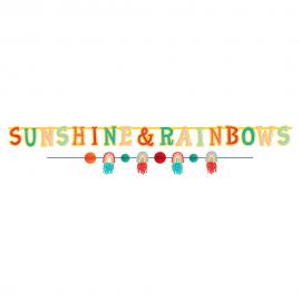 Sunshine & Rainbows Kirjainnauhat