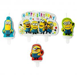 Itse Ilkimys Kakkukynttilät Minions Kätyrit