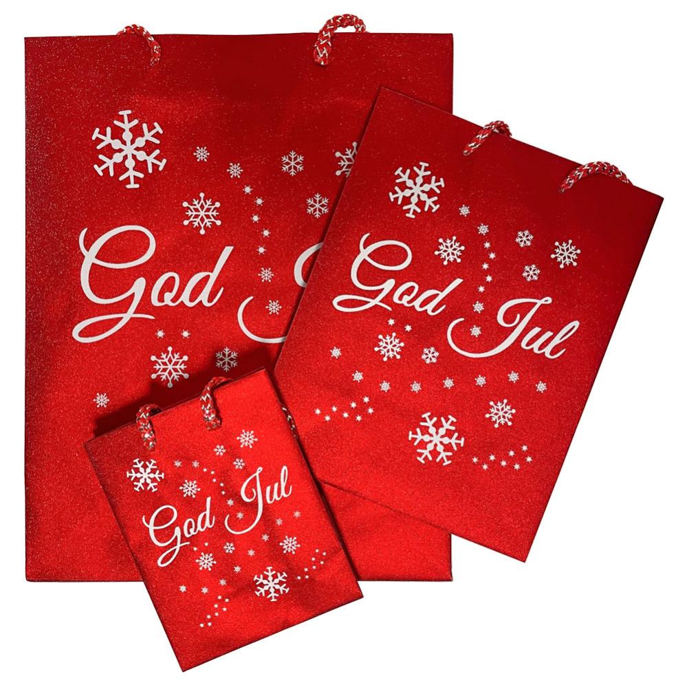 God Jul Kimalteleva Joululahjapussi Pieni Partyhalli fi God Jul Kimalteleva Joululahjapussi Pieni Partyhalli fi