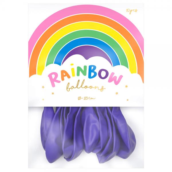Rainbow Pienet Lateksi-ilmapallot Pastelli Violetti