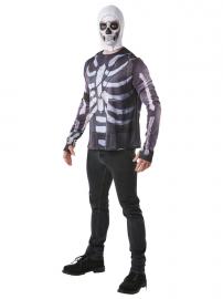 Fortnite Skull Trooper Paita ja Myssy Medium