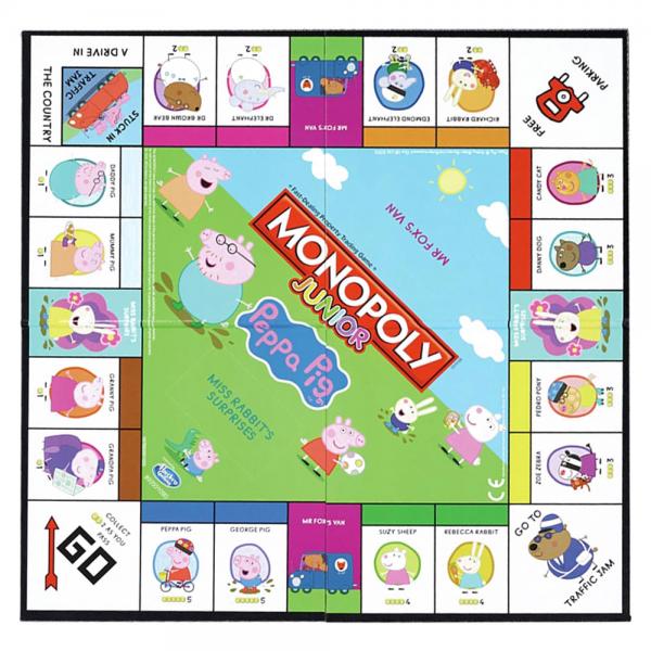 Monopoly Junior Pipsa Possu Peli Englanti