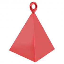 Ilmapallopaino Pyramidi Punainen