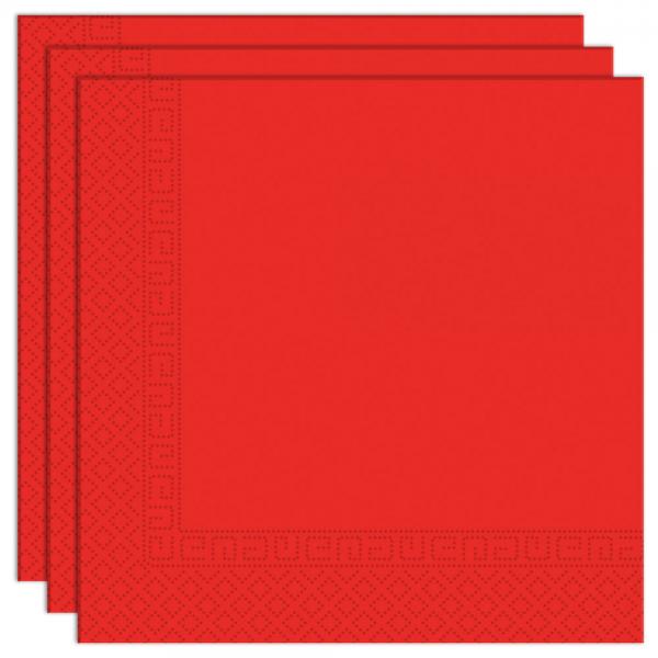 Punaiset Servetit Solid Color