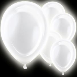 LED-ilmapallot Valkoinen 5-pakkaus