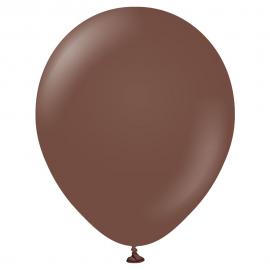 Ruskeat Lateksi Ilmapallot Chocolate Brown 25 kpl