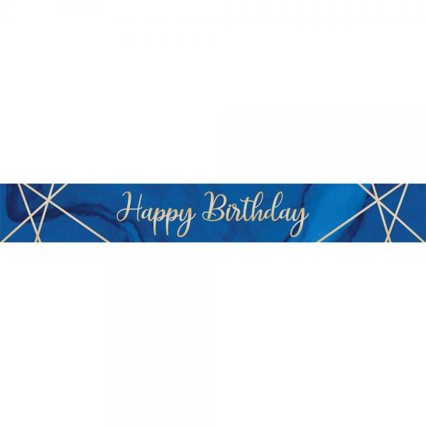 Happy Birthday Banderolli Laivastonsininen