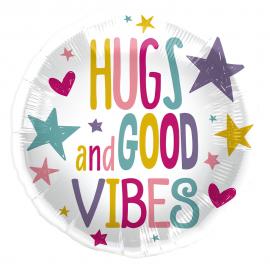 Folioilmapallo Hugs & Good Vibes