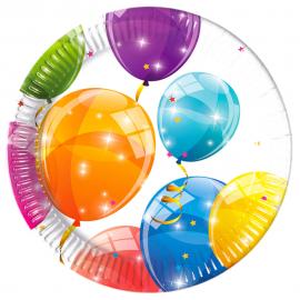 Sparkling Balloons Pahvilautaset
