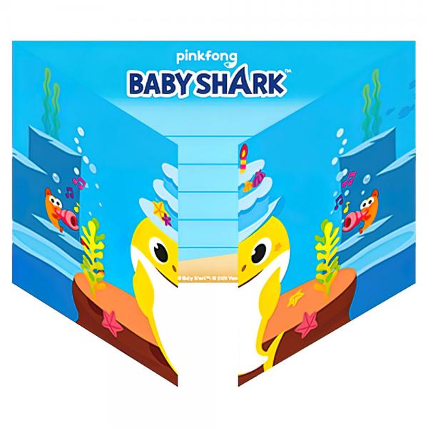 Kutsukortit Baby Shark Party