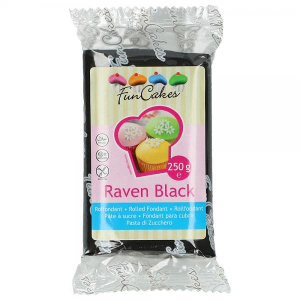 Sokerimassa Musta Raven Black