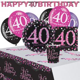 40-vuotisjuhlat Rosa Sparkling Celebration Kit 8 hengelle