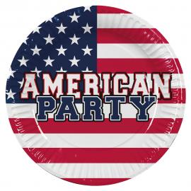 American Party Pahvilautaset