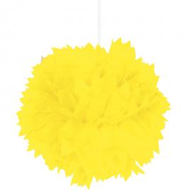 Neon Pompom-koristeet Keltainen