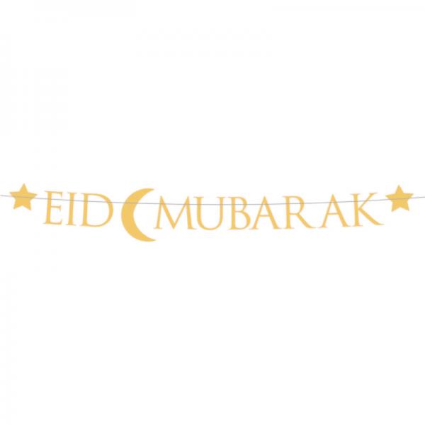 Eid Mubarak Kirjainnauha Kulta