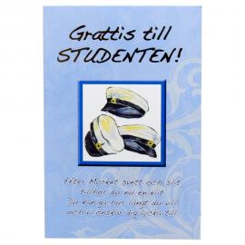 Grattis Till Studenten! Onnittelukortti Mini