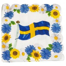 Ruotsin Lippu Lautasliinat