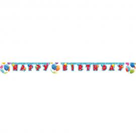 Sparkling Balloons Happy Birthday Kirjainnauha