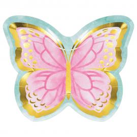 Shimmering Butterfly Pahvilautaset Perhonen
