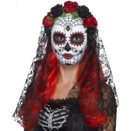 Day of the Dead Naamio Mustalla Hunnulla