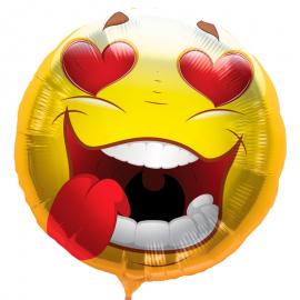 Emoji-ilmapallo Folio Rakastunut