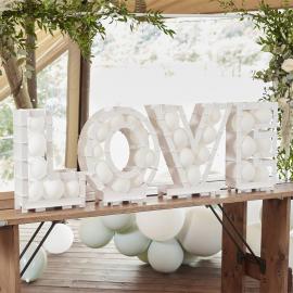 Love Ilmapallolaatikot Botanical Wedding