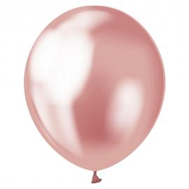 Lateksi-ilmapallot Kromi Vaaleanpunainen Platina