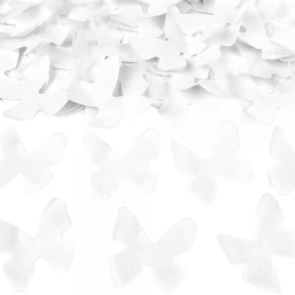 Konfettitykki Valkoiset Perhoset
