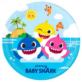 Baby Shark Synttärit Pahvilautaset