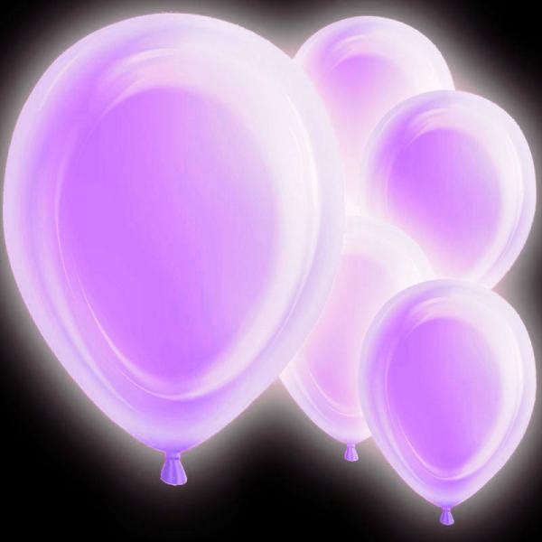 LED-ilmapallot Violetti
