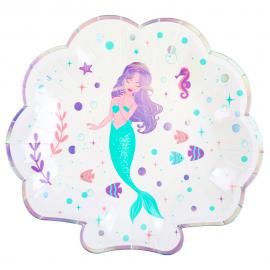 Pahvilautaset Mermaid Party