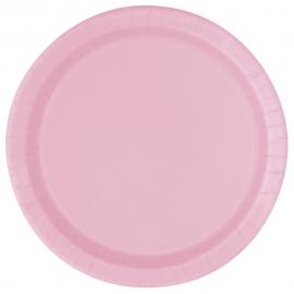 Pahvilautaset Pastellipinkki