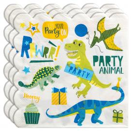 Servetit Dinosaurus Party