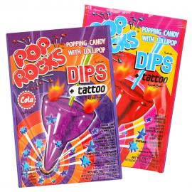 Pop Rocks Dips Popping Karkki Cola/Mansikka