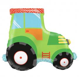 Vihreä Traktori Folioilmapallo