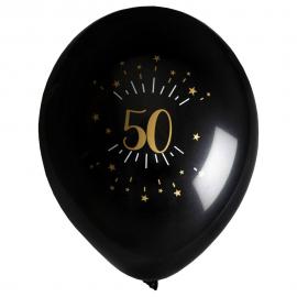 Ilmapallot 50 v Birthday Party Kulta