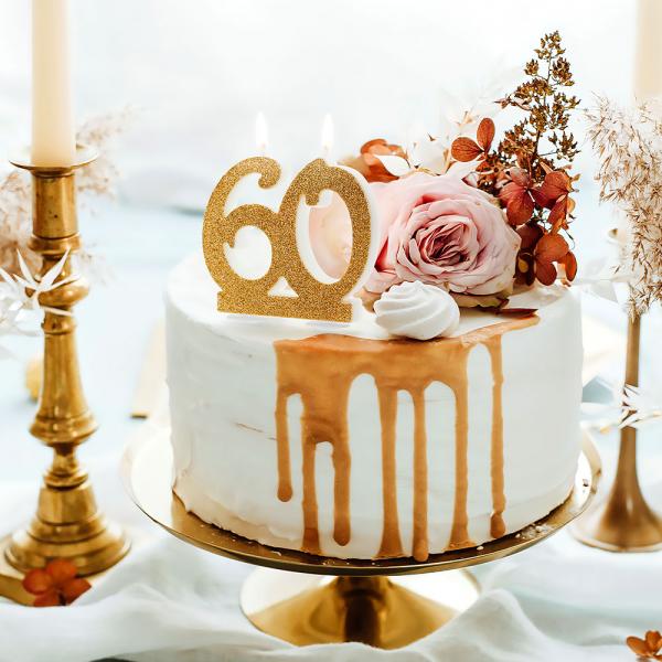 Kakkukynttilt Kimalle Kulta 60 vuotta