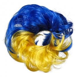 Hiuslenkki Sininen ja Keltainen Hius