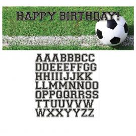 DIY Happy Birthday Banderolli Football Party