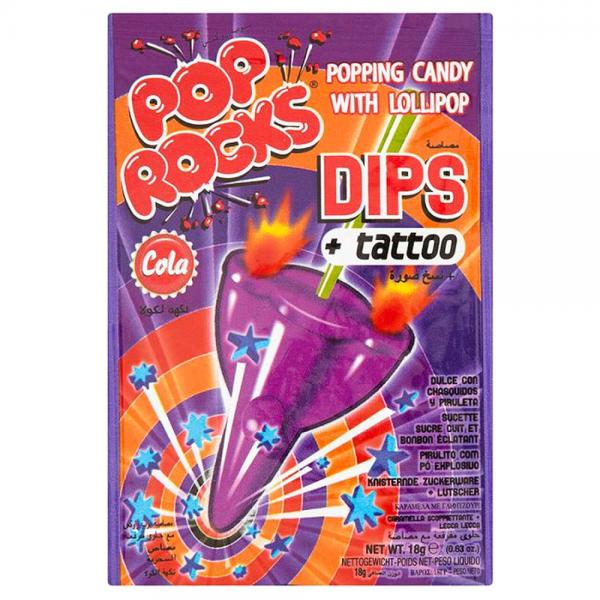 Pop Rocks Dips Popping Karkki Cola/Mansikka