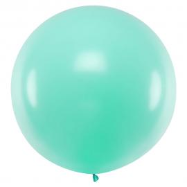 Jättimäinen Lateksi-ilmapallo Pastellivihreä