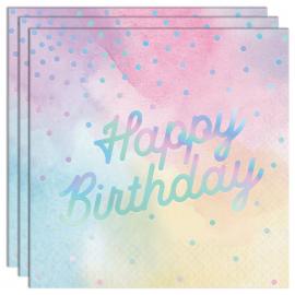 Happy Birthday Iridescent-lautasliinat