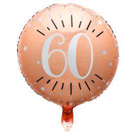 60 v Folioilmapallo Birthday Party Ruusukulta