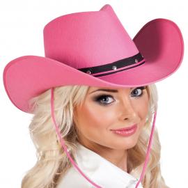 Western Cowboy Vaaleanpunainen Hattu