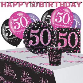 50-vuotisjuhlat Rosa Sparkling Celebration Kit 8 hengelle